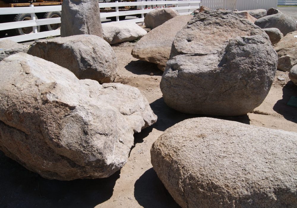 Unique boulders from the Gail Willey Landscaping Boulder quarry
