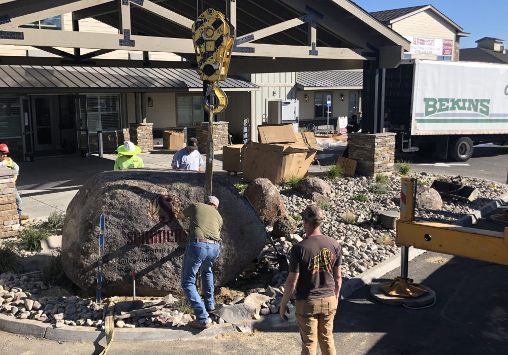 Somersett boulder setting in Reno Nevada