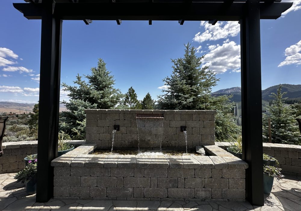 Water Feature, gail willey landscaping,reno